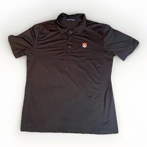 Cutter & Buck Men's Medium Black Golf Polo Performance Moisture Wicking